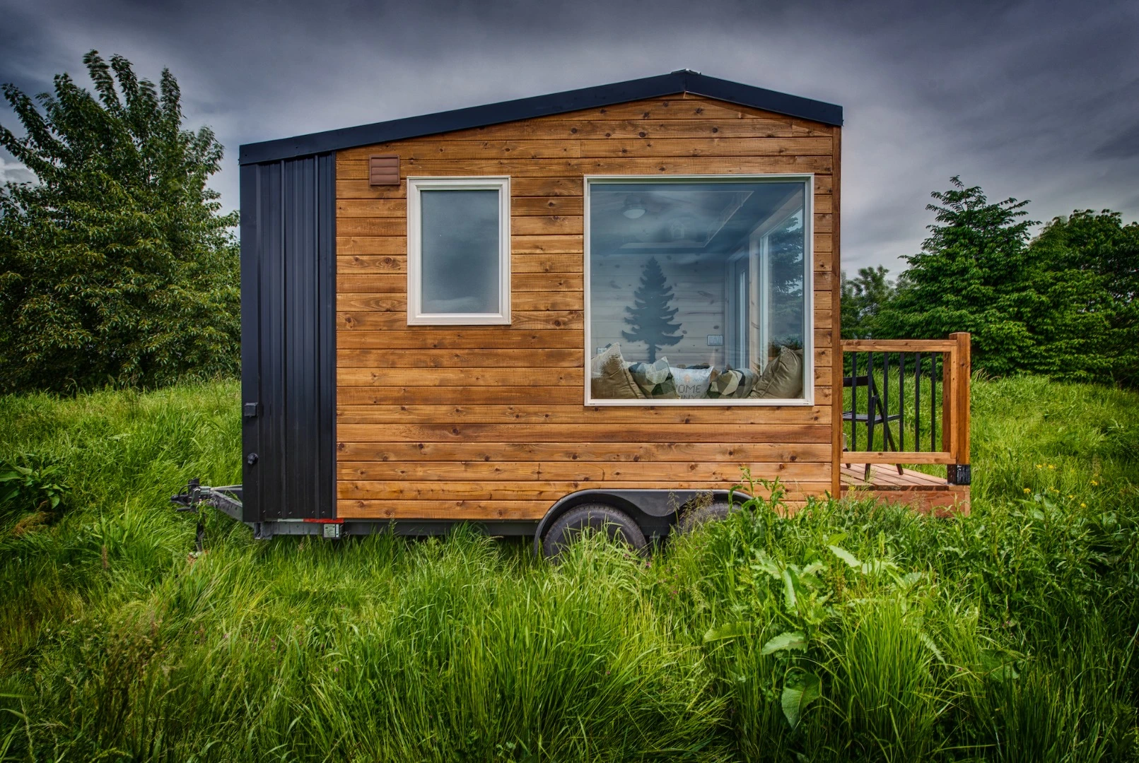 The Acorn can be optionally upgraded to run off-the-grid