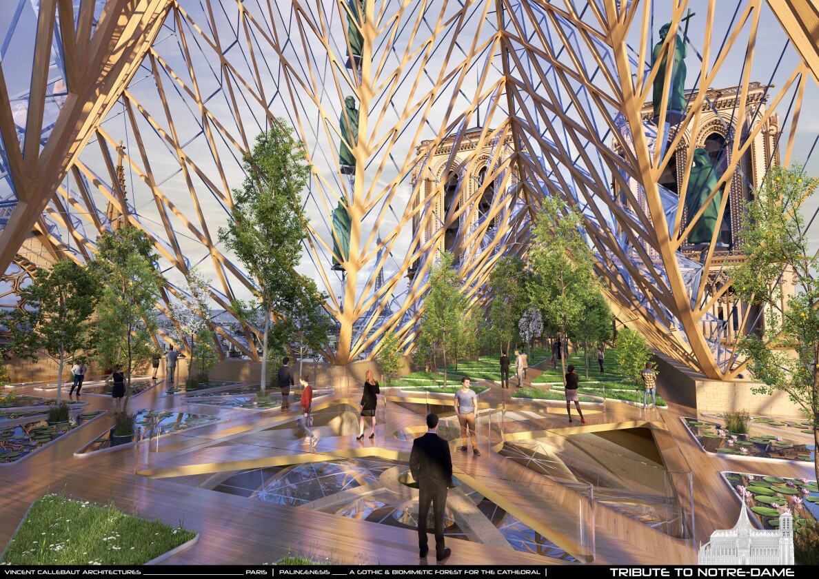 Palingenesis would include a garden area for quiet contemplation