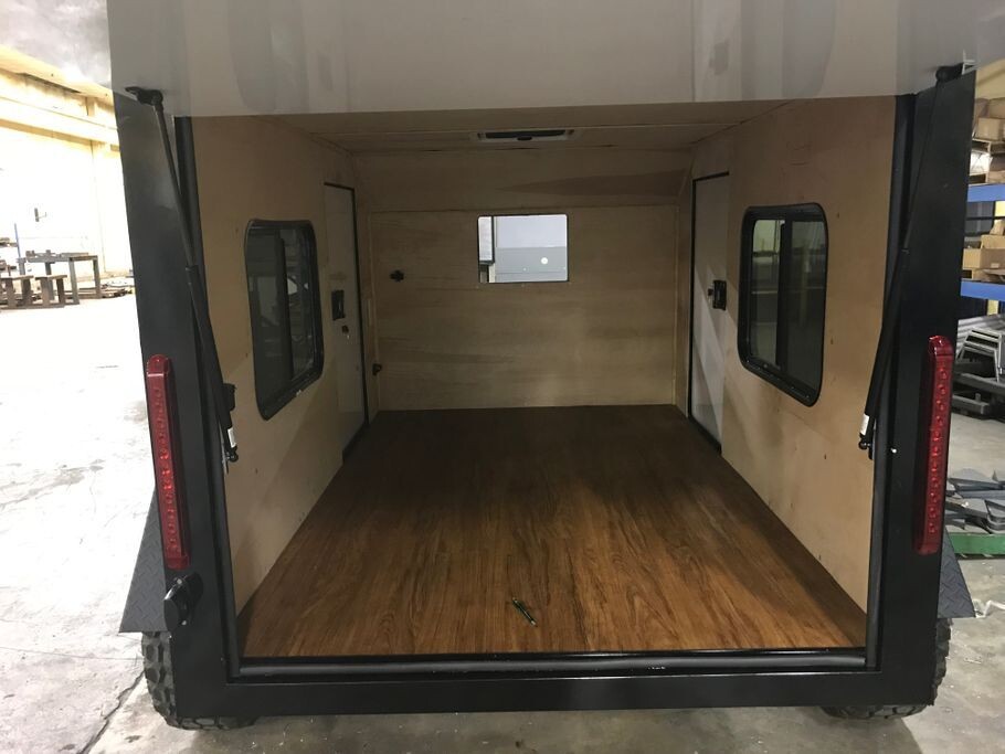 A peek inside the empty Wrangler X