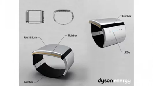 Dyson energy bracelet design using body heat and ambient temperature to produce electricity