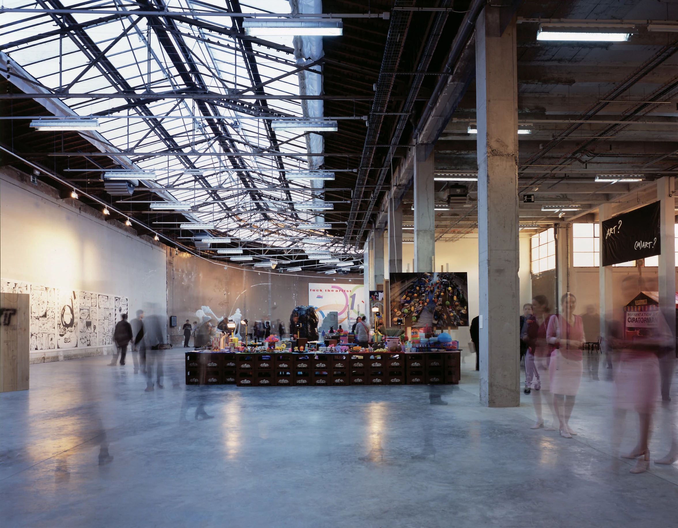Site for Contemporary Creation, Phase 2, Palais de Tokyo, provides a variety of exhibition spaces, from dark and cavernous to sunlit and open