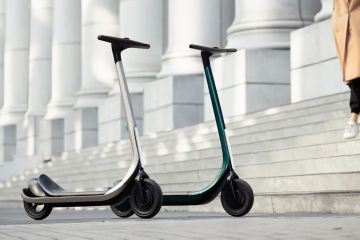 The Scotsman's frame, handlebar, stem and baseboard are all 3D printed using carbon fiber thermoplastic composite