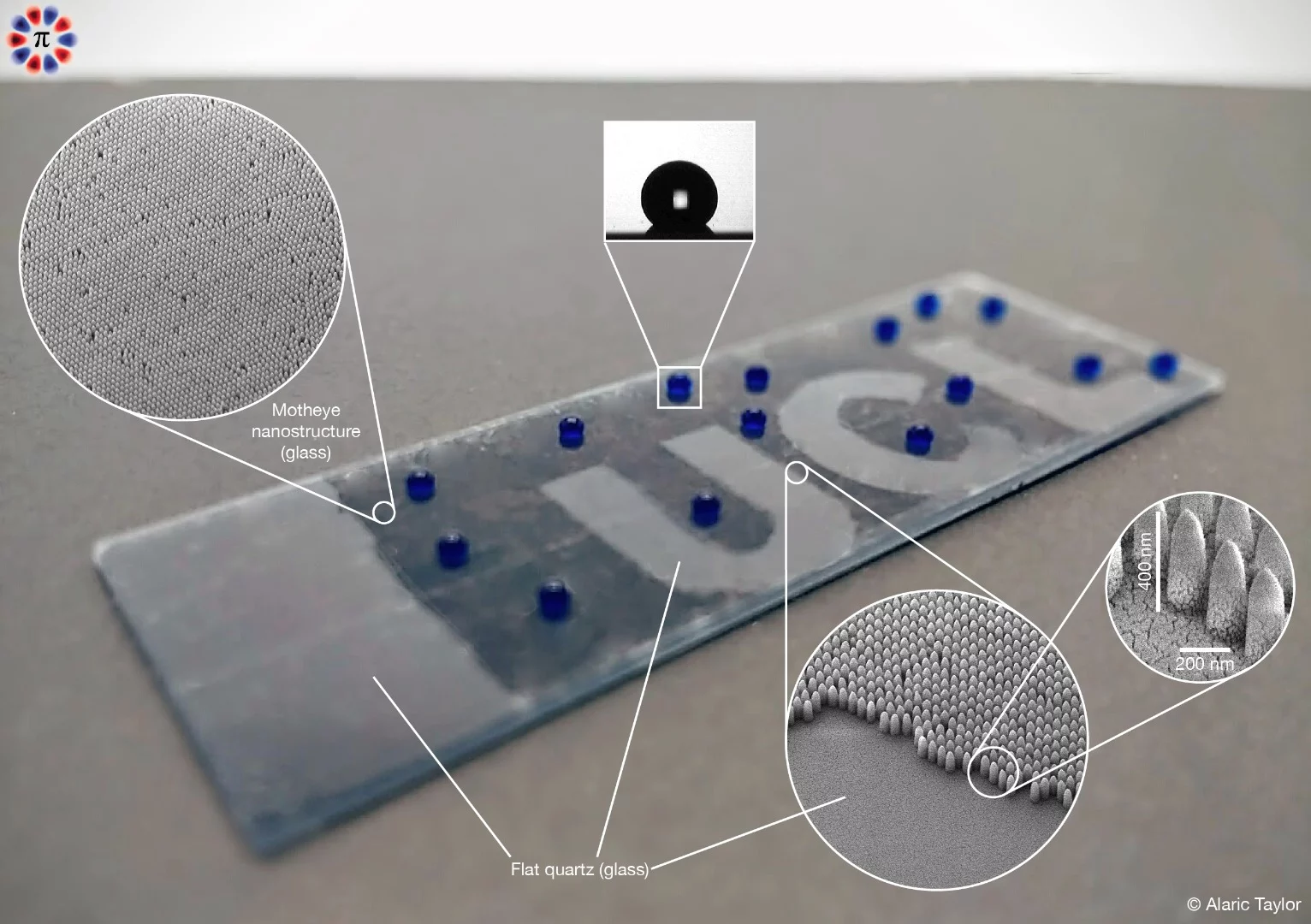 A sample of the smart glass