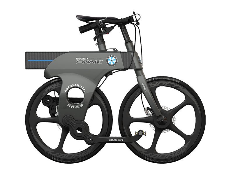 Bygen's Hank Direct Bike swaps a chain for directdrive levers