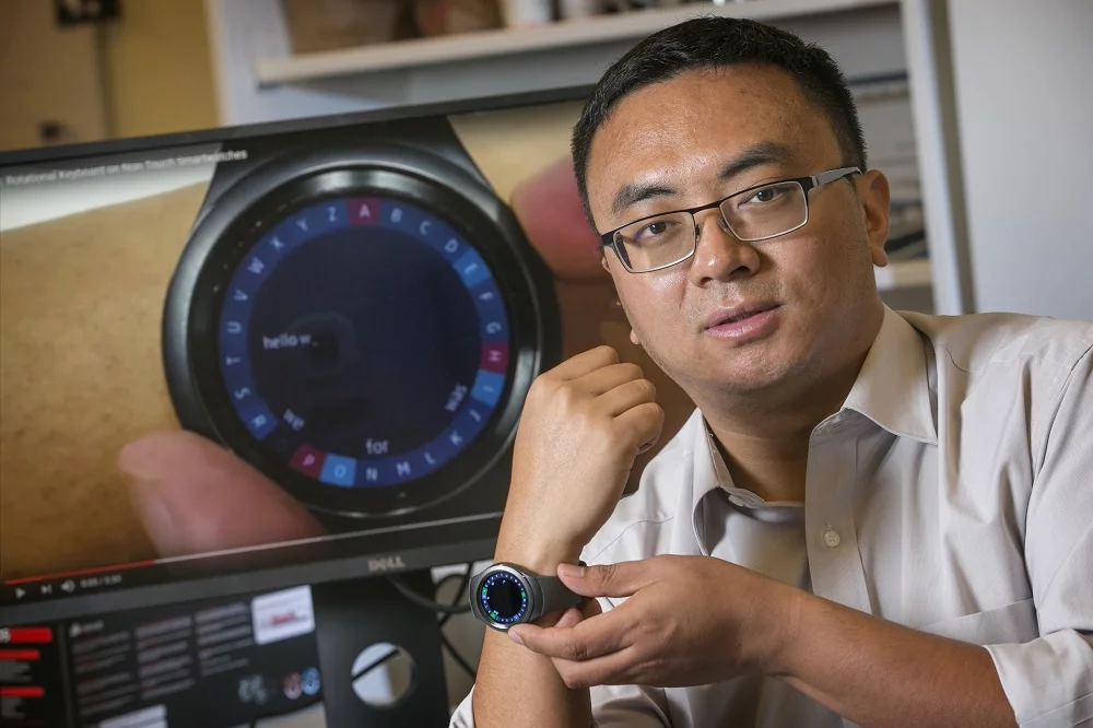 Assistant Professor Xiojun Bi is the inventor of the system