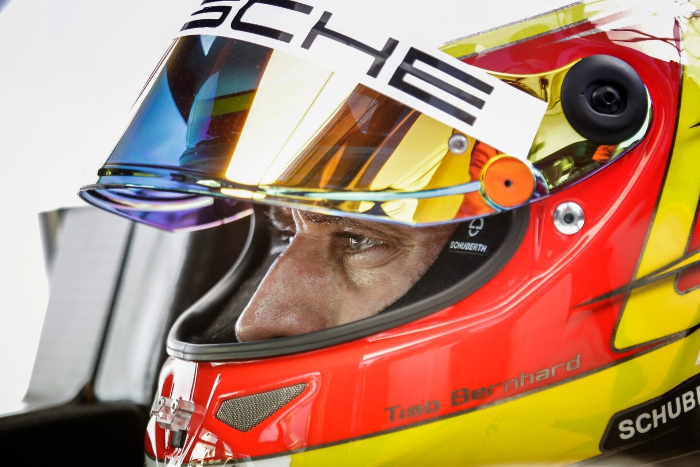 Behind the wheel