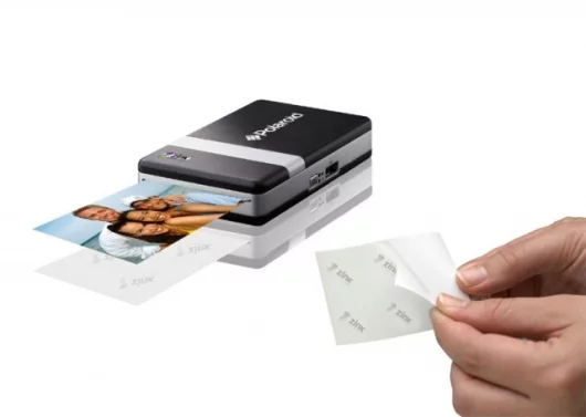 The Polaroid pocket-sized Zink printer