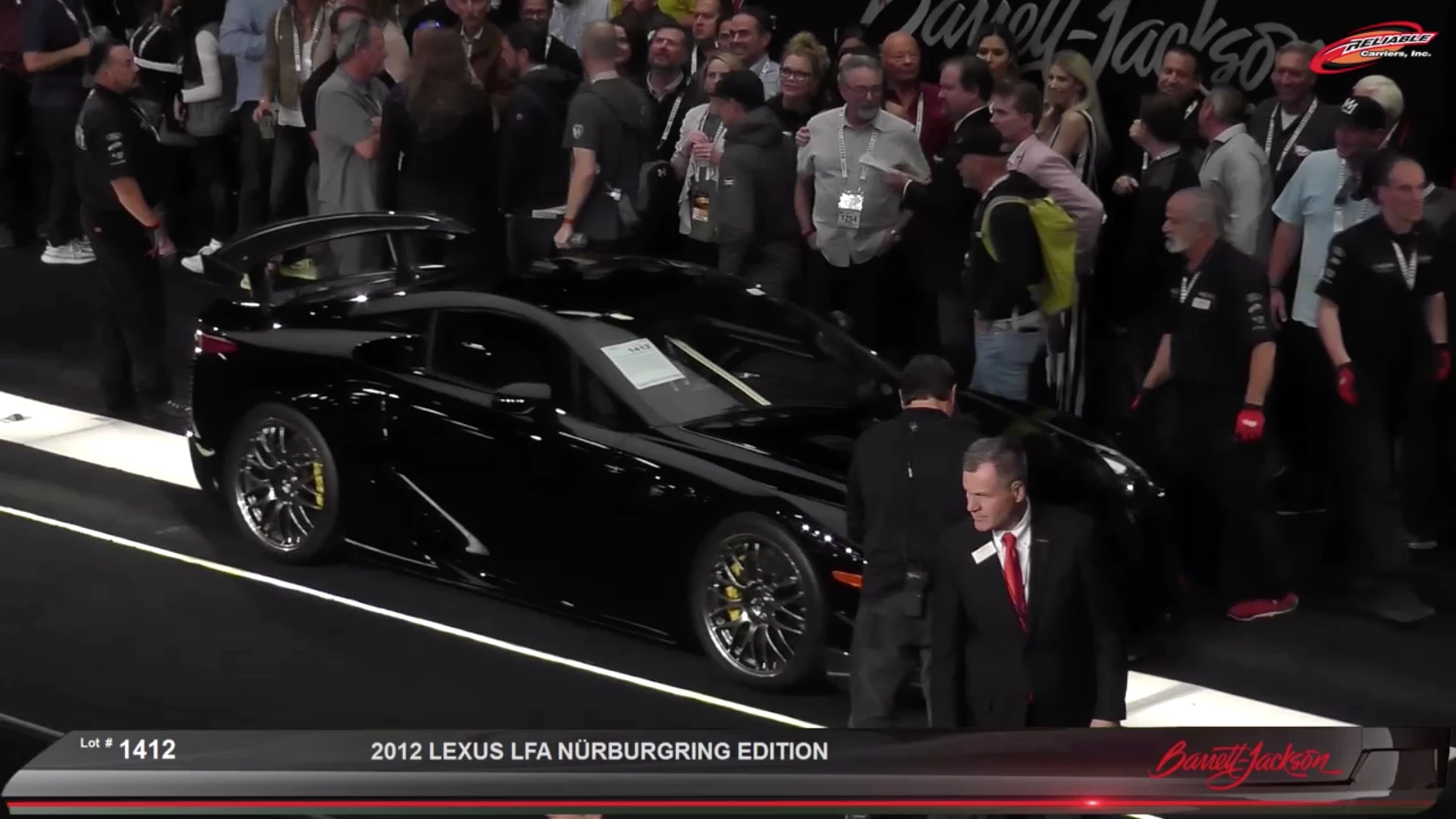 $918,500 | 2012 LEXUS LFA NÜRBURGRING EDITION | Auction Link: Barrett-Jackson