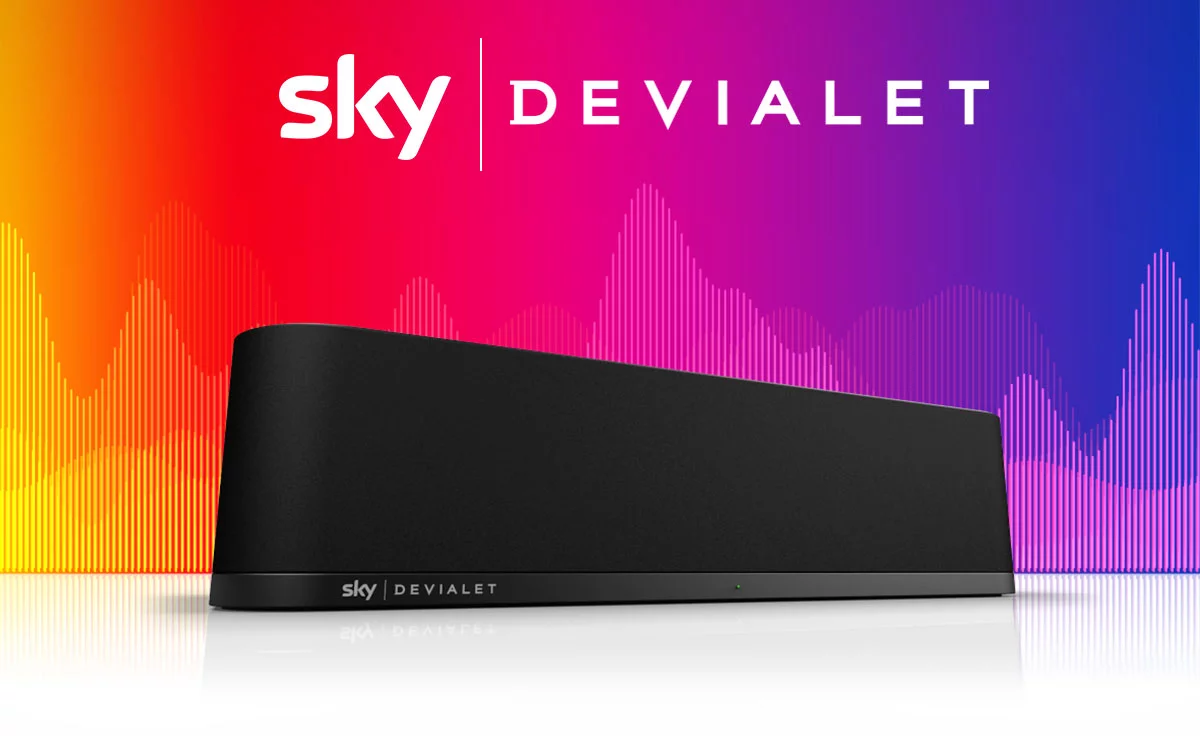 Sky has paired with Devialet for the Sky Soundbox