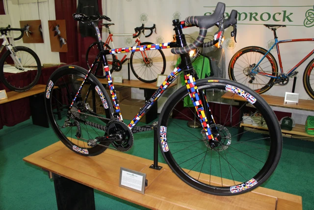 Shamrock was also displaying this bike with an eye-catching paint job (Photo: Ben Coxworth/Gizmag.com)