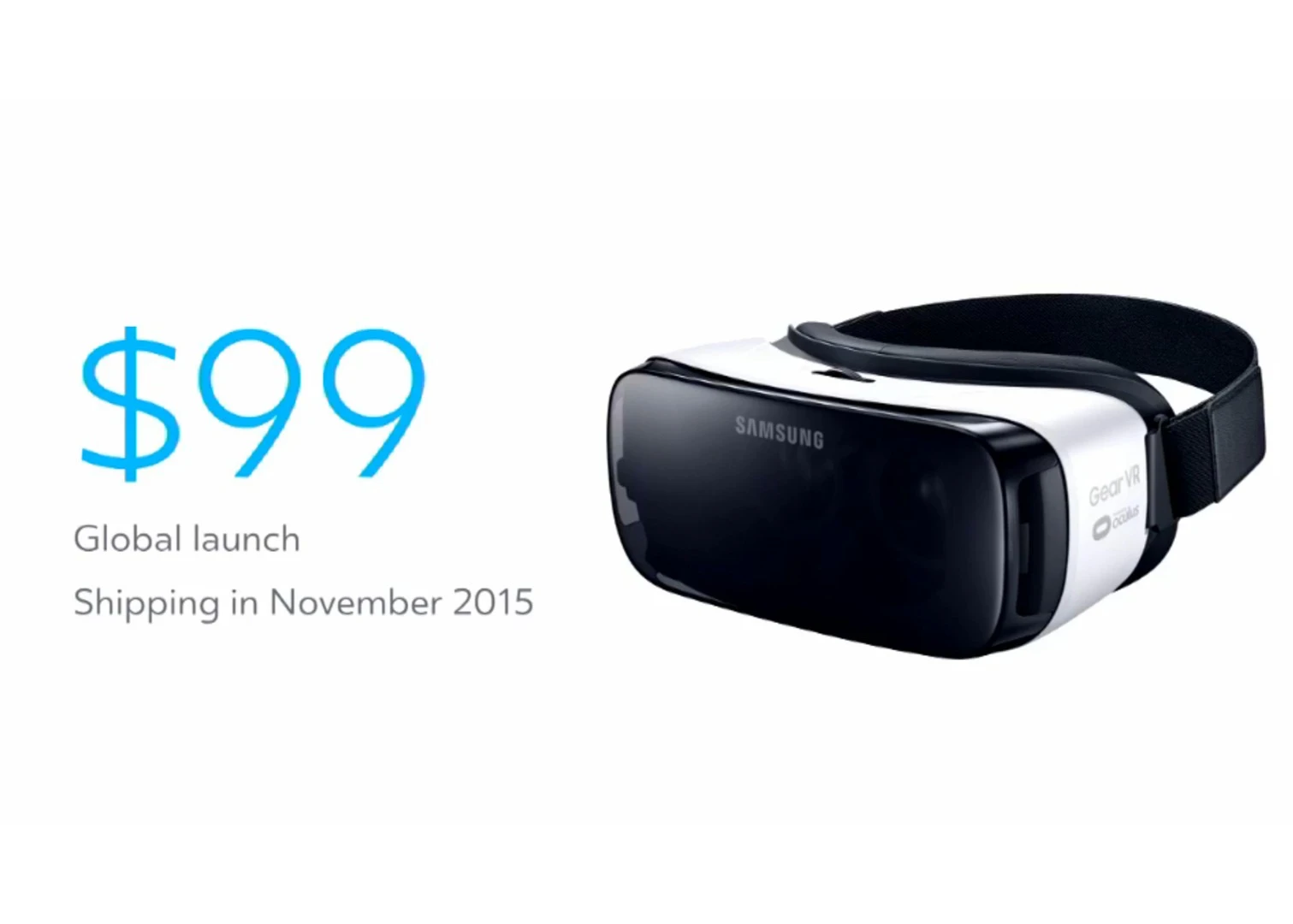 The headset costs US$99 and goes on sale in November