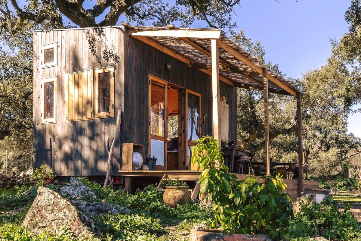 The Brava is situated on a Portuguese farm and measures just 12 sq m (almost 130 sq ft)