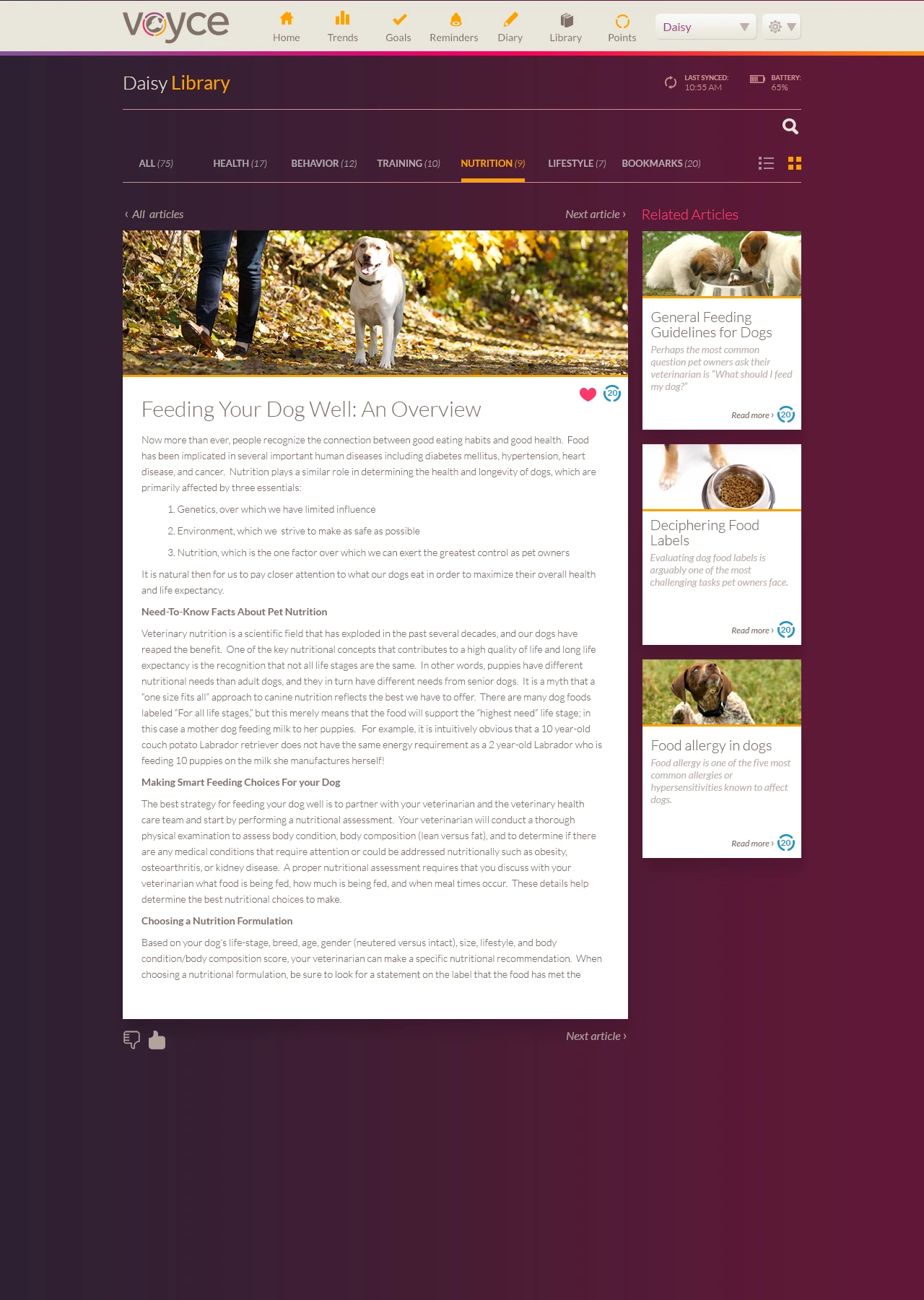 Subscribers are given access to exclusive content and tools authored by top canine experts