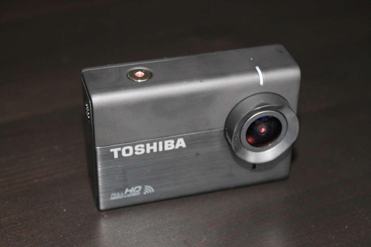 The Camileo X-Sports is an HD sports camcorder from Toshiba