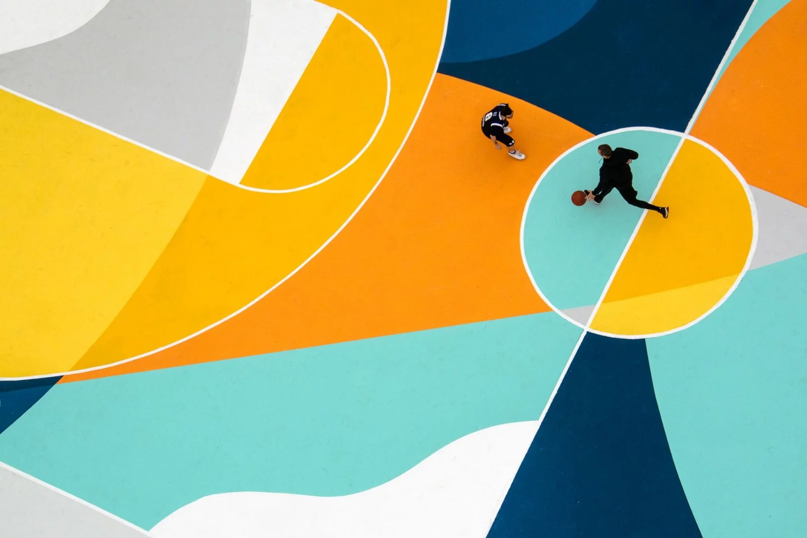 Third Place in Splash of Colors. "Playground" is a public basketball court located in Alessandria (Italy) designed by the Italian artist GUE