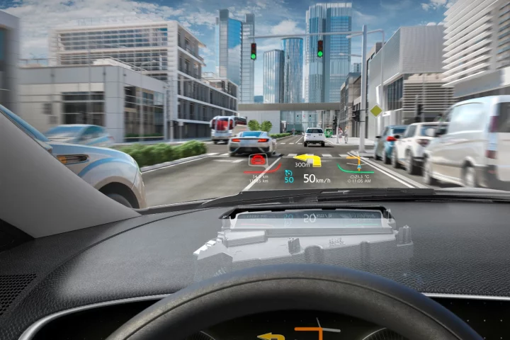 Continental's head-up display with digital micromirror device technology made its first appearance in, appropriately enough, the 2017 Lincoln Continental, followed by the 2018 Lincoln Navigator