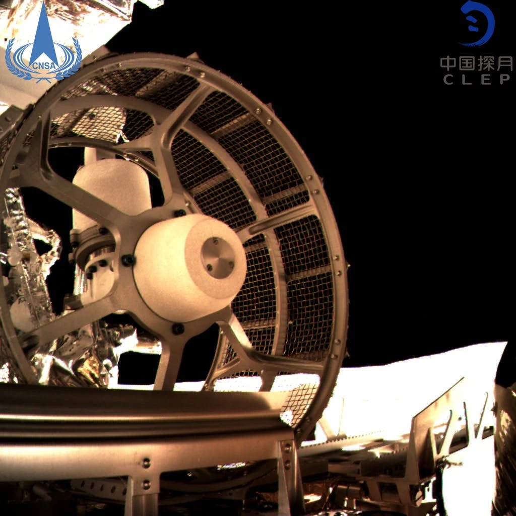 Wheel of the Chang'e-4's Yutu 2 rover