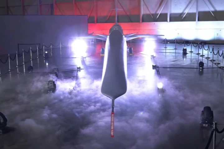 The X-59 rolling out