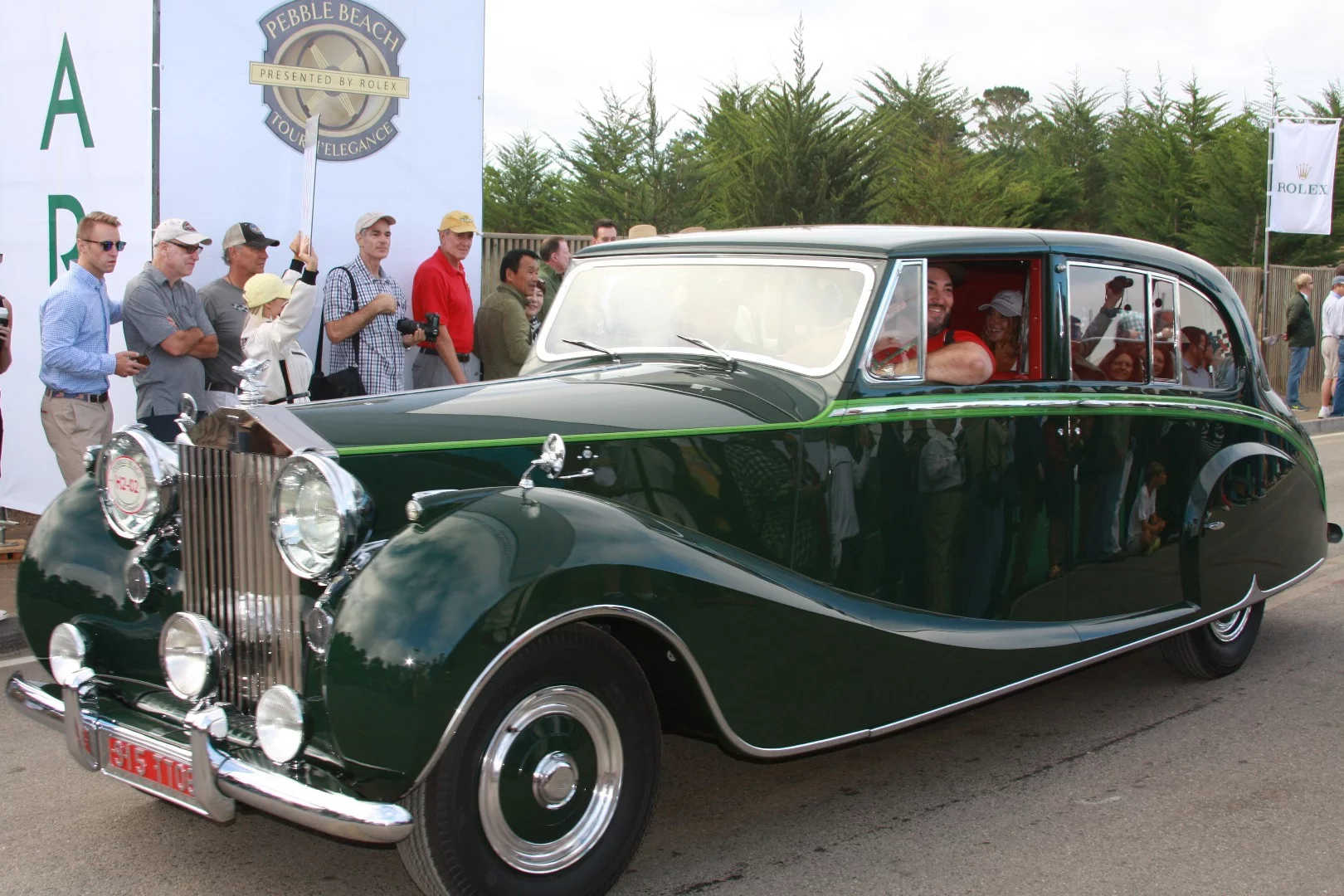 Touring in style on The Pebble Beach Concours d'Elegance Tour d"Elegance.