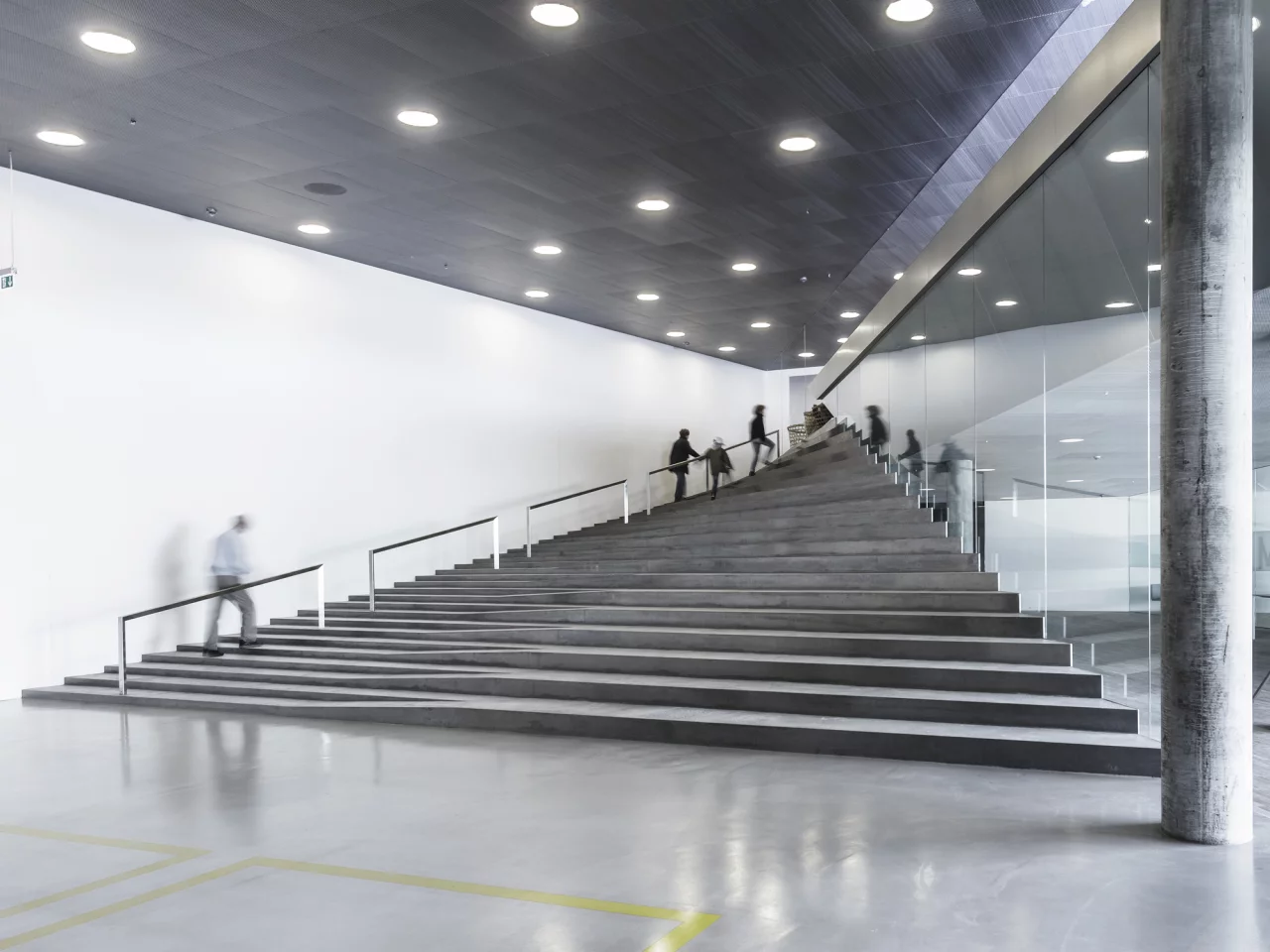 BIG installed three double-level bridges, in addition to several sloping areas, to make navigating the interior easier (Photo: BIG)