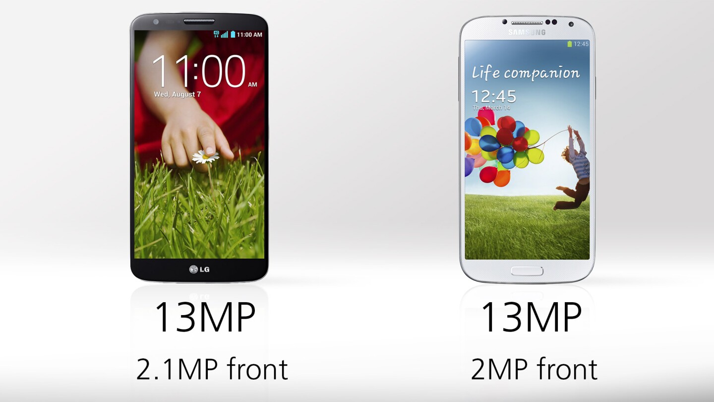 The G2's main camera has Optical Image Stabilization, which could be much more of a boon than those back buttons