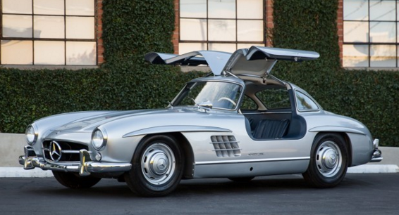 This 1955 Mercedes-Benz 300 SL Gullwing has an estimated price of $1,100,000 to $1,500,000