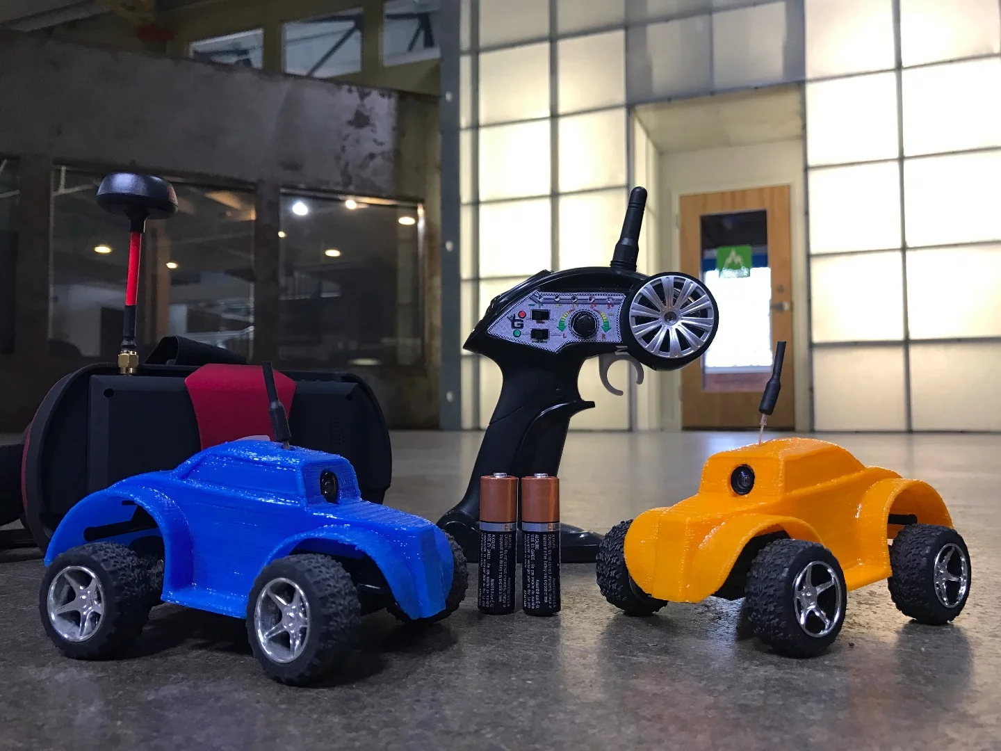 Gnarly Racers, in 3D-printed prototype form
