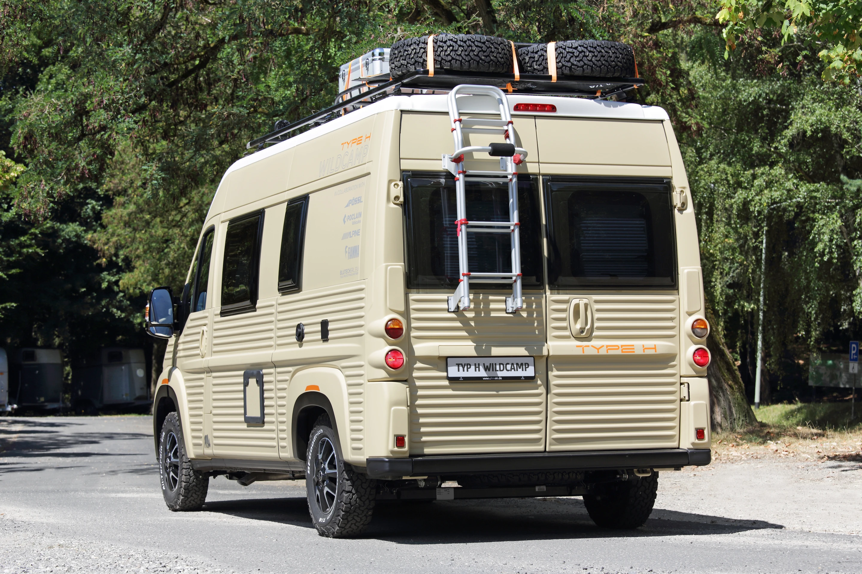 The Citroën Concept Type H WildCamp ready for touring