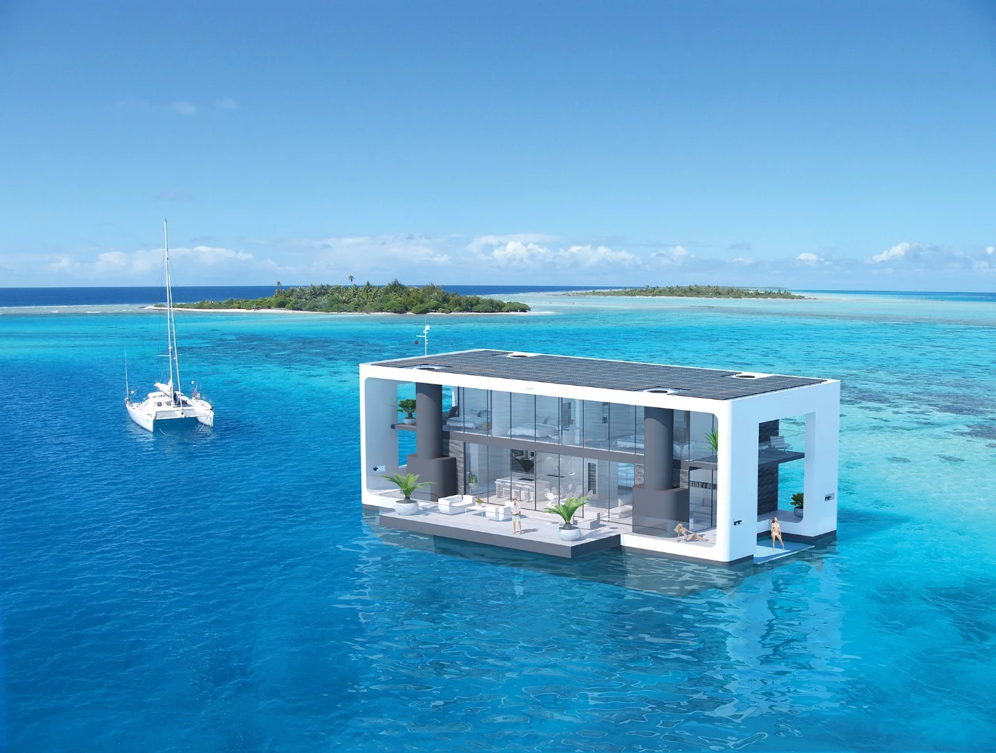Arkup liveable yacht concept: take it somewhere beautiful as the ultimate home base