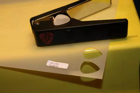 Pick Punch with an Nylon natual color sheet