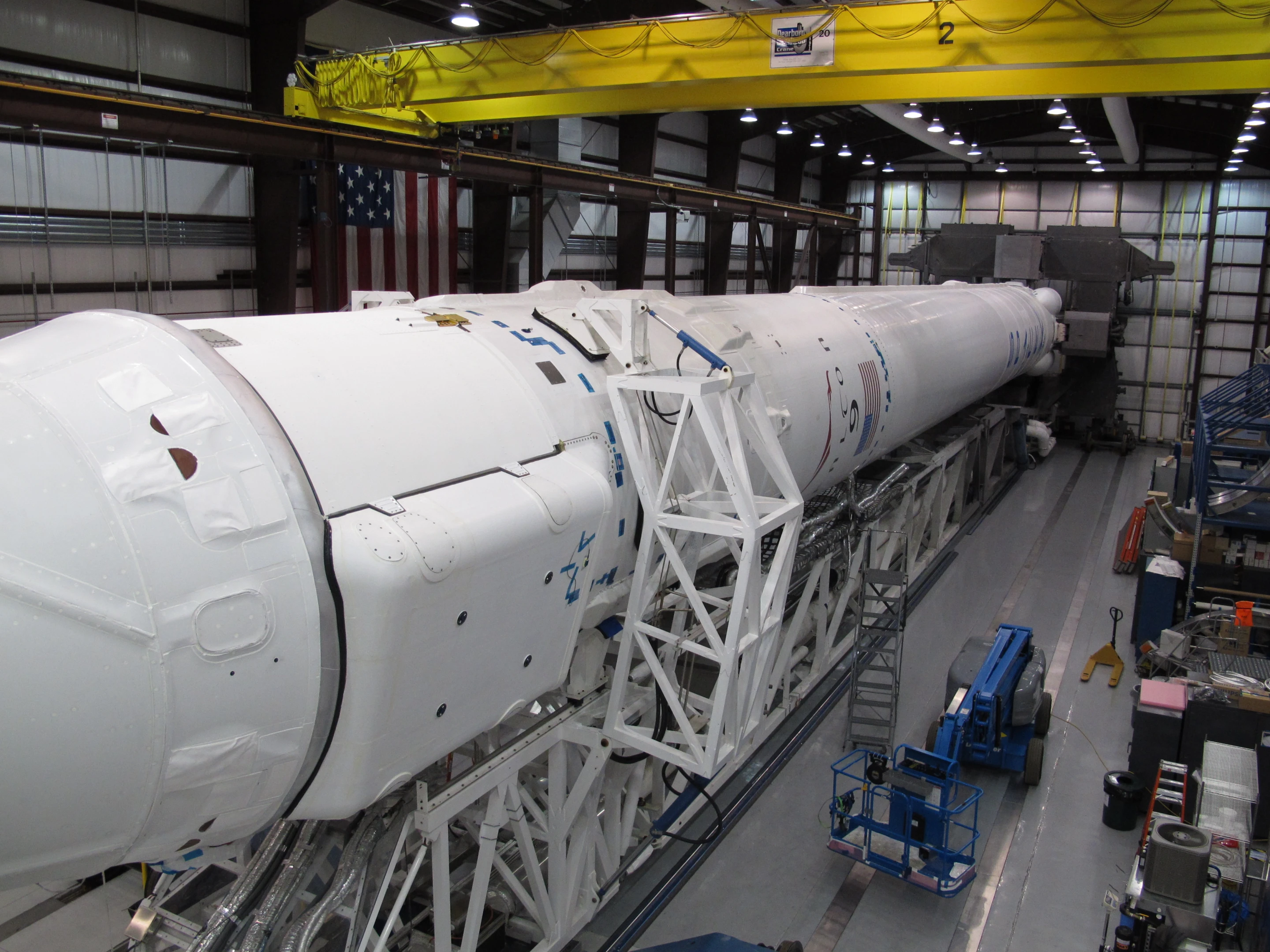 Falcon 9 prelaunch preparations