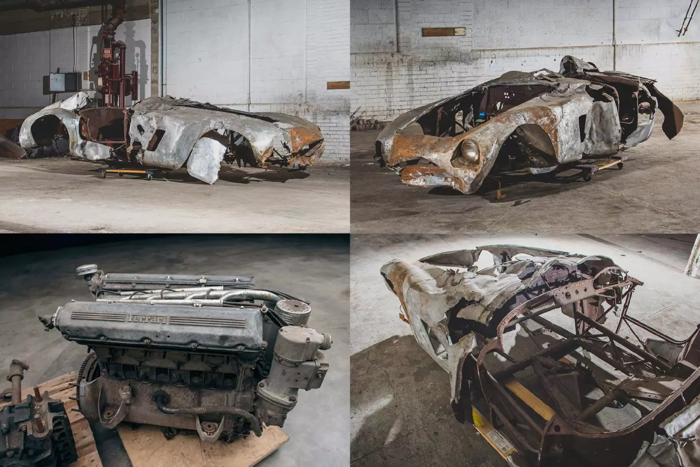 This 1954 Ferrari 500 Mondial Spider Series I by Pinin Farina doesn't look all that flash in its current condition, but once restored, it could be reasonably expected to be a $4.0 to $5.0 million car with massive historical gravitas that would be welcomed at any concours or classic car celebration on the planet. RM Sotheby's has imagery of the car competing in the 1954 Mille Miglia and it was raced extensively in period.