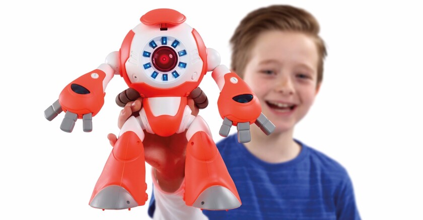 The i-Que Intelligent Robot is aimed at 6-12 year olds and costs $100