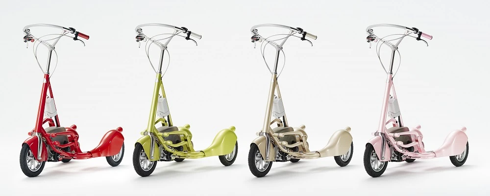 The Walking Bicycle, which combines walking and cycling into one activity, is available in a range of colors