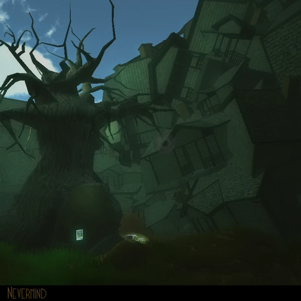 Around the jumbled houses (Photo: Nevermind)