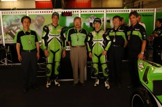 The Kawasaki team is slowly but surely working its way to the front of the field