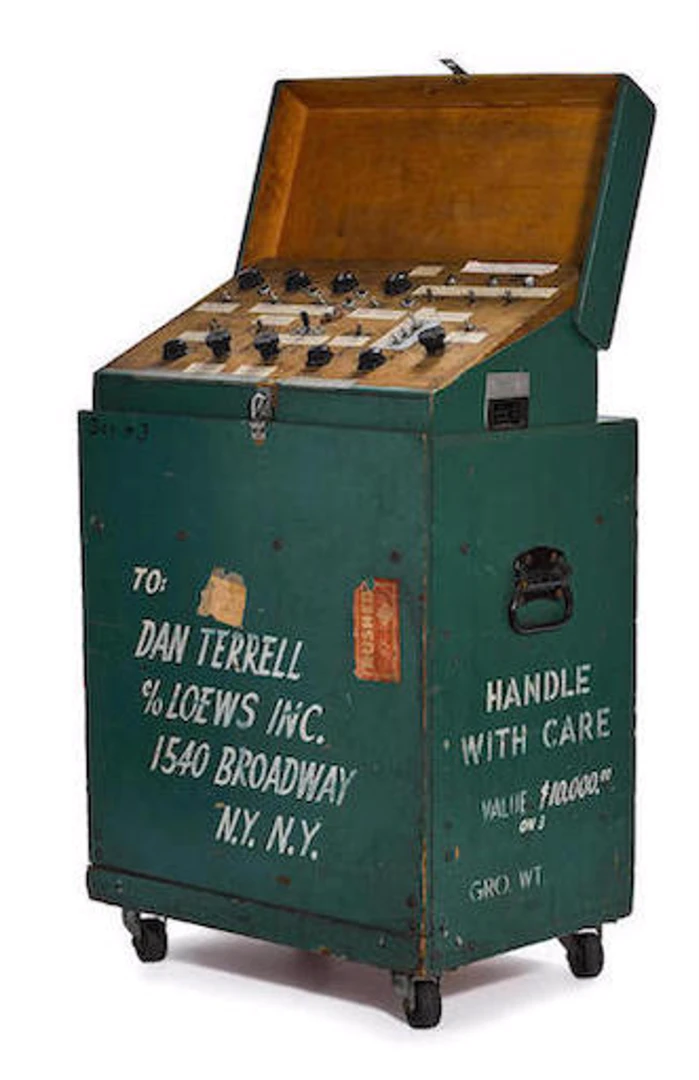 The control board was used in the studio and for Robby the Robot's public appearances