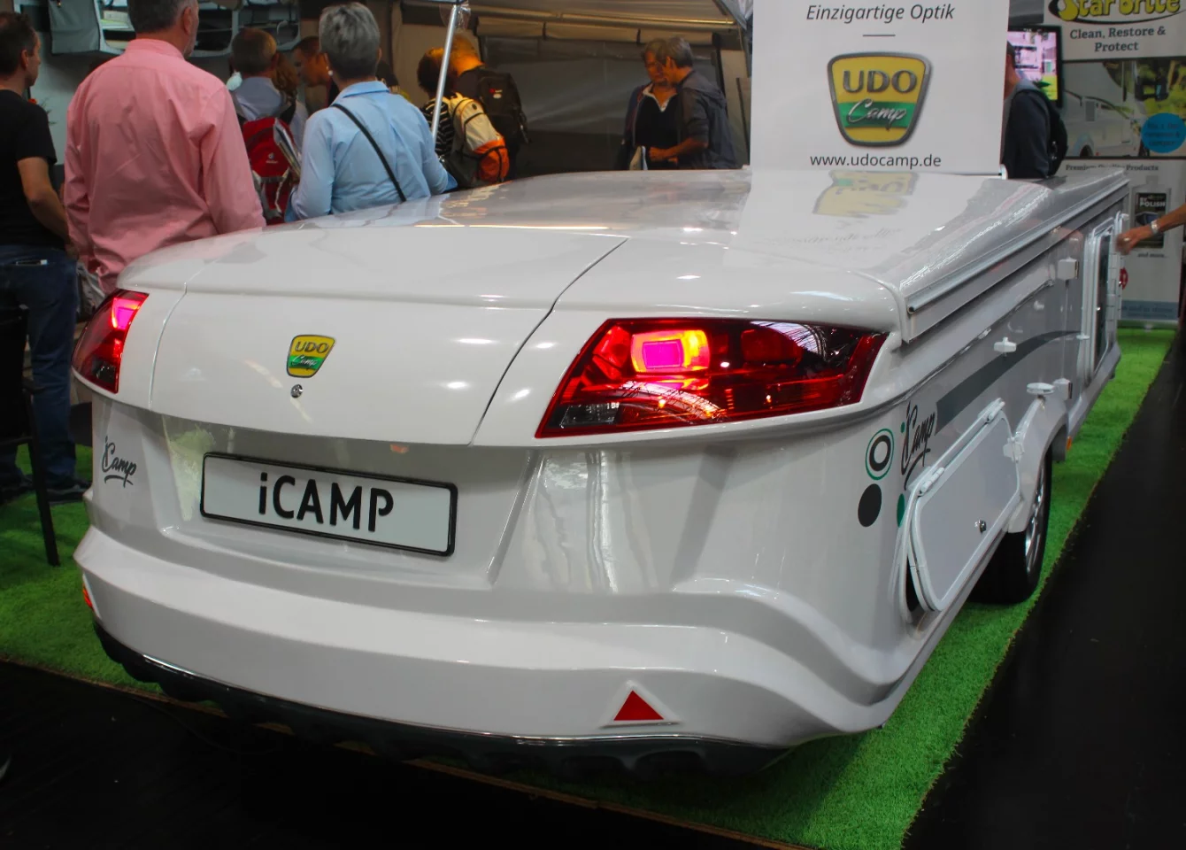 The Udo's car-like rear caught our attention immediately as we walked by