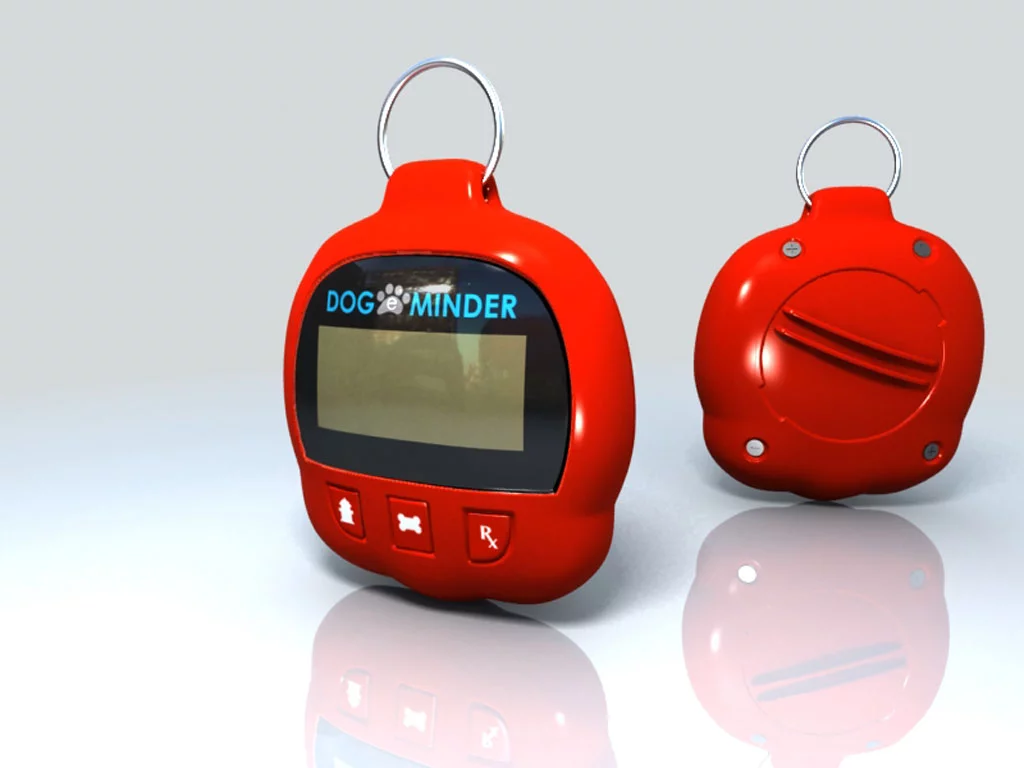 The Dog-e-Minder lets you know the last time your pet had a meal, some exercise and its medication. It also doubles as an ID tag