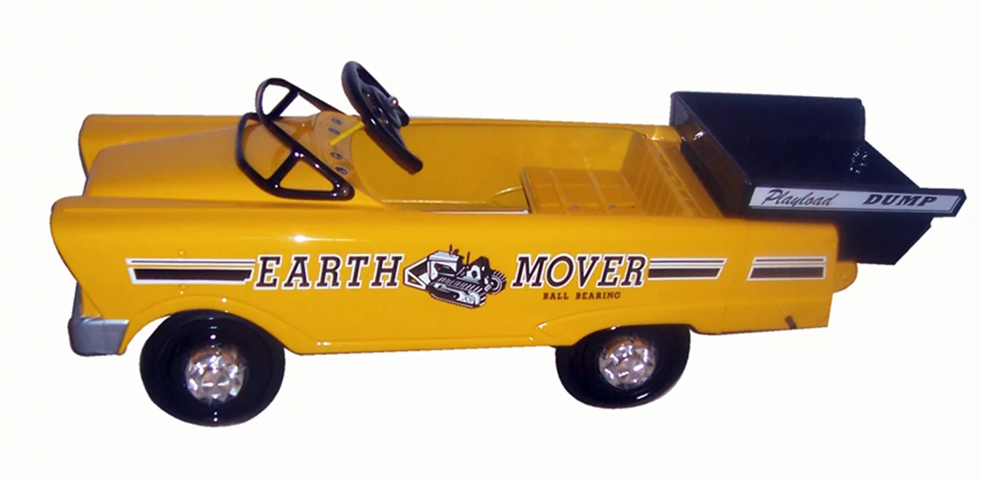 Another rare and collectible pedal car from Murray Ohio Manufacturing Company of Cleveland, Ohio, this 1960 Ford Earth Mover with Playload Dump is quite rare and sold for $5,175 at Barrett-Jackson's Scottsdale 2018 auction.