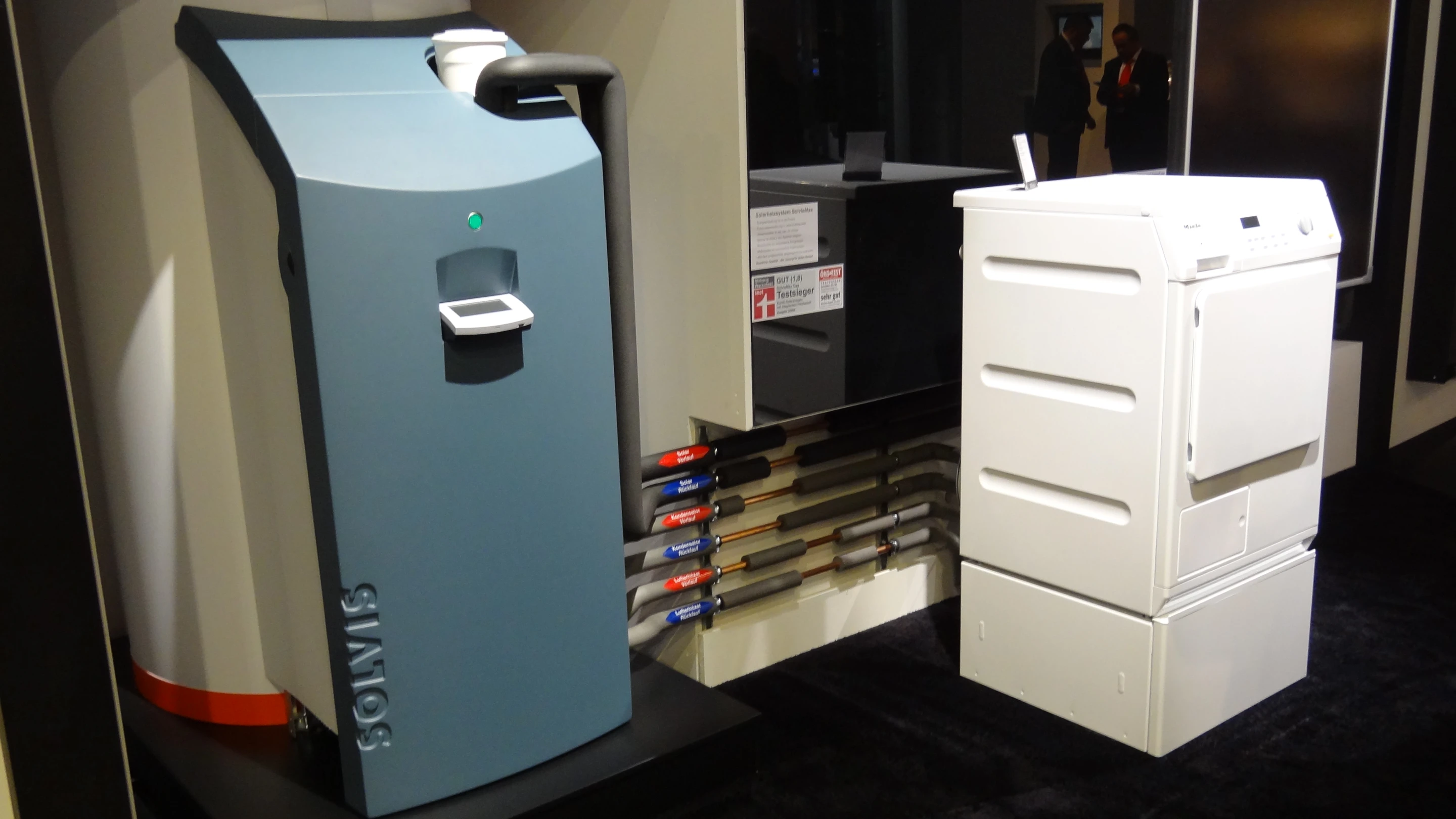 Miele's latest dryer utilizes heat gathered by rooftop solar-thermal collectors