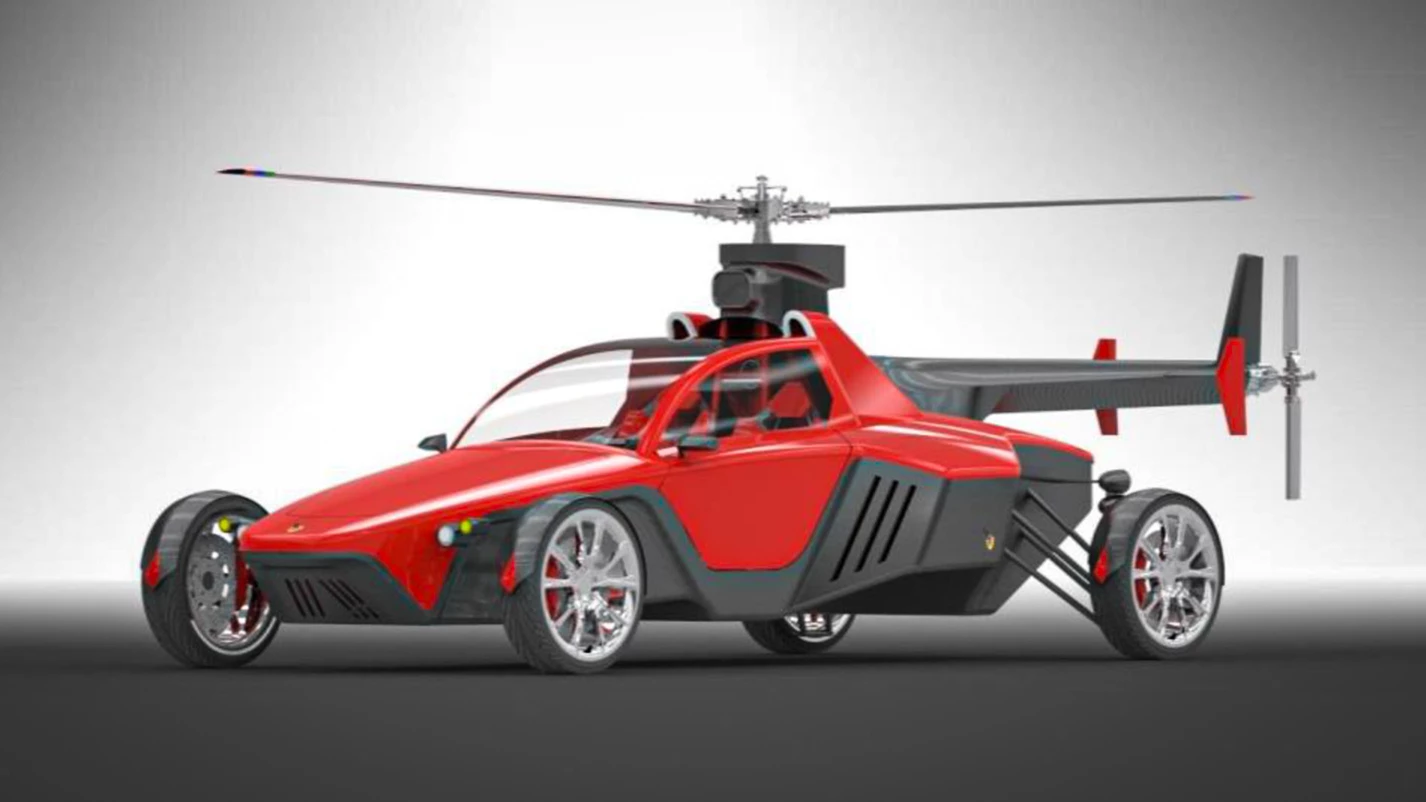 The "Air Ferrari" two-seater looks great, and could be positioned as a side-by-side ATV