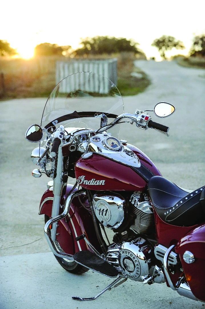 The Indian Springfield comes with standard options like ABS, highway bars and real leather seats