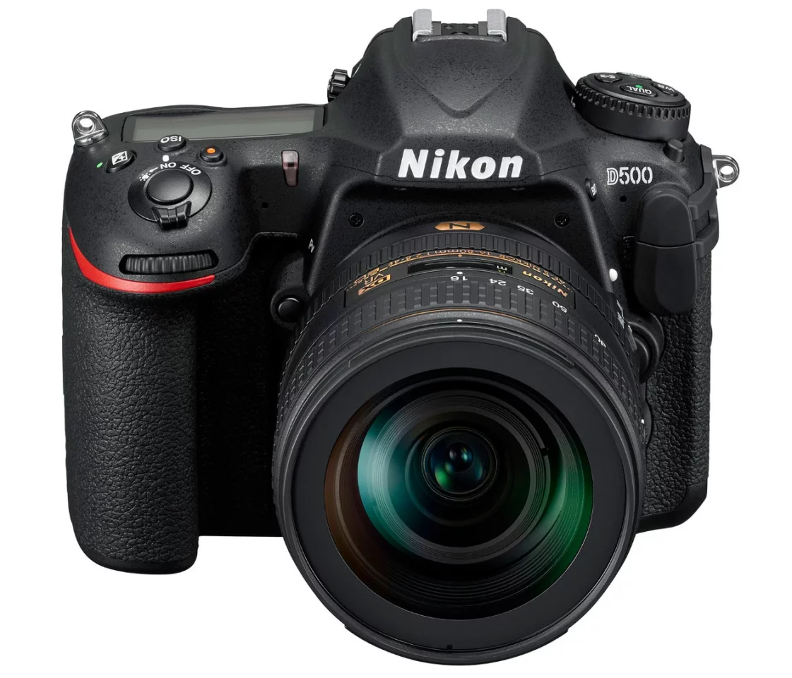 The Nikon D500 features built-int NFC, Wi-Fi, and Bluetooth