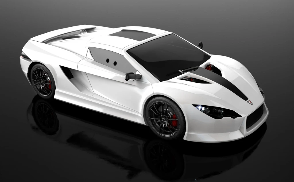 The AEDC has been designed to compete in drift races, where cornering is undertaken with a controlled sideways slide