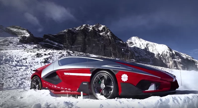 The Frangivento Asfané gets some fresh air in the Dolomites