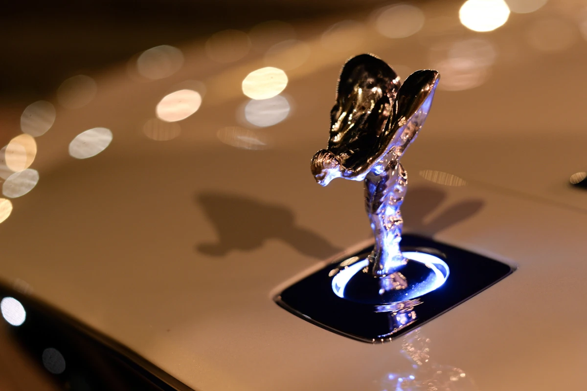 The Spirit of Ecstasy hood ornament will soon adorn a Rolls-Royce SUV