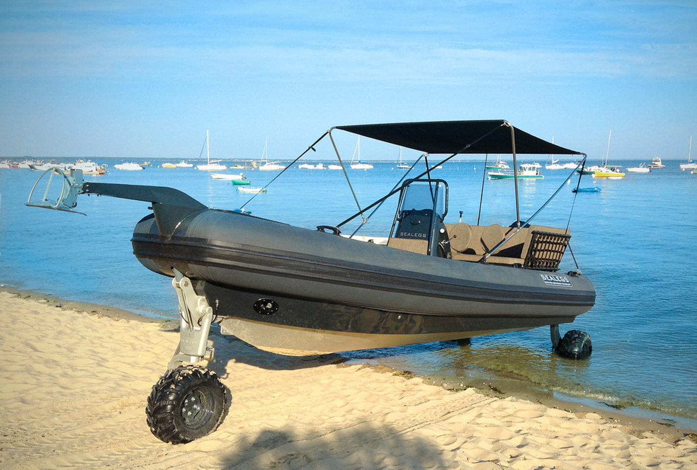 If you have amphibious needs more inclined to the aquatic than terra firma, Sealegs is now licensing its amphibious boat technologies and is hence growing its global network.