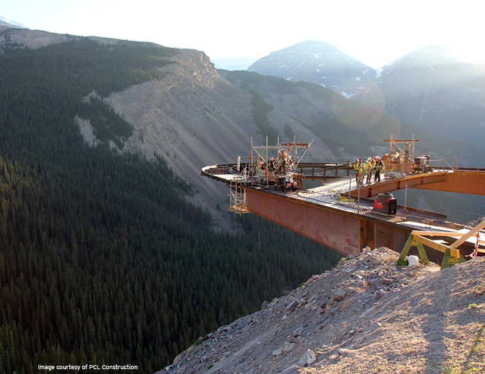 The design features an intricate cable suspension system (Photo: Read Jones Christofferson)