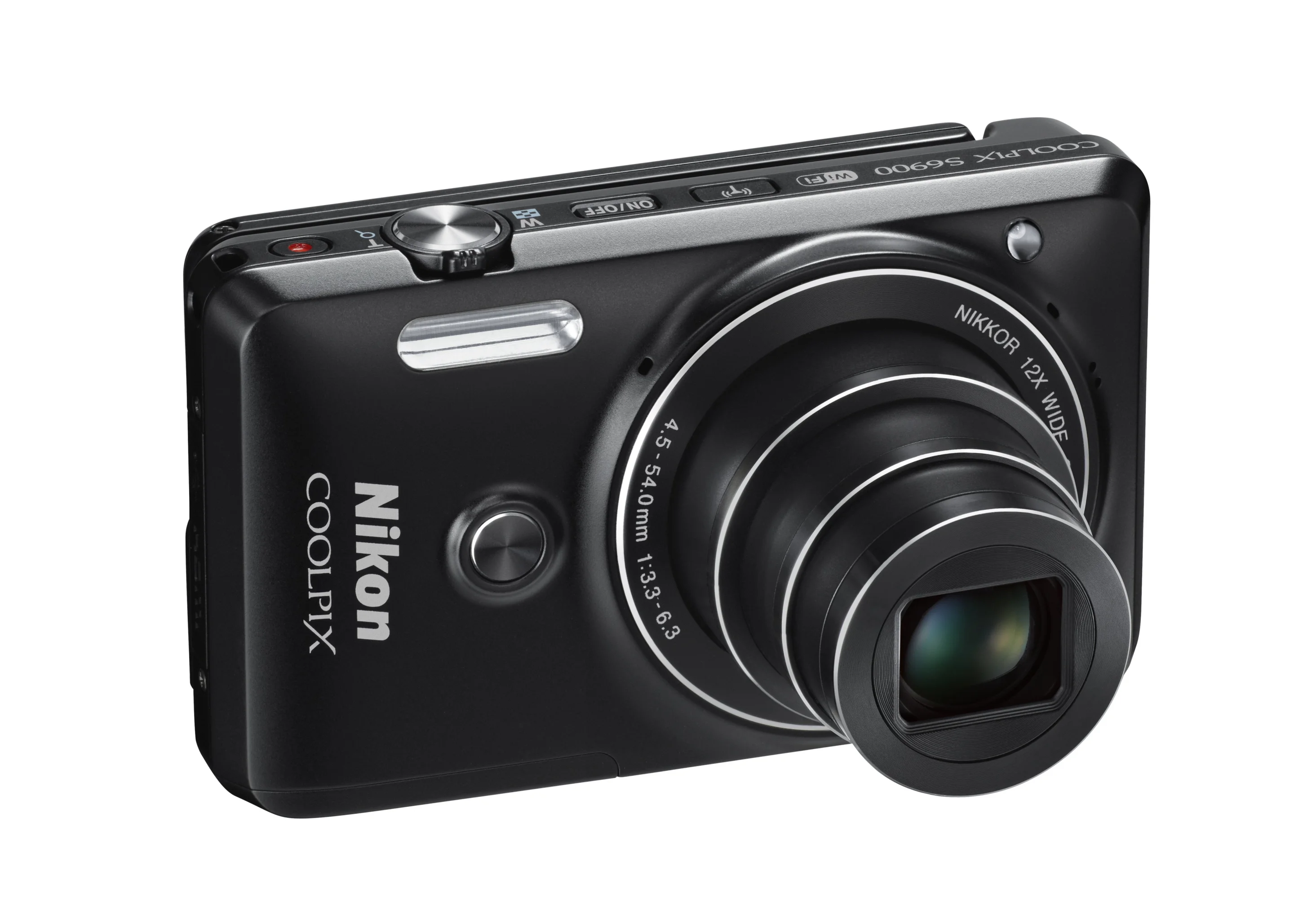 Nikon Coolpix S6900 has a 25-300-mm equivalent F3.3-F6.3 lens